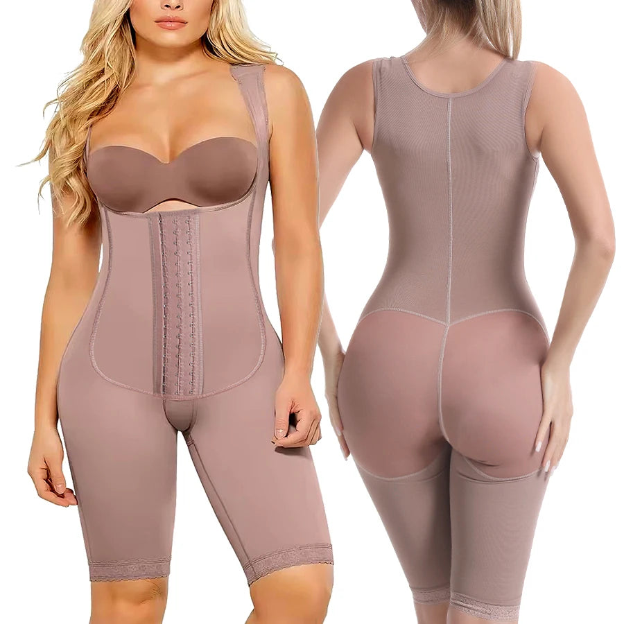 Faja Girdles Colombian Shaper Full Body Shapewear Post Surgery Postpartum Corset High Compression Abdomen Control Women Bodysuit