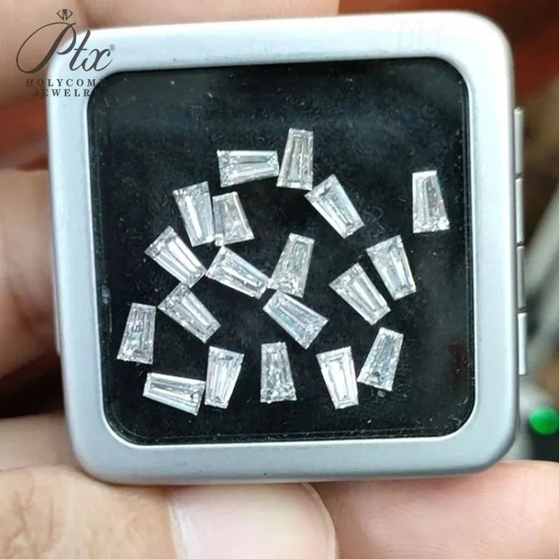 Lab Grown Diamond Round/Oval/Pear/Marquise/Heart/Trillion/Emerald/Cushion HPHT CVD DEF Color VS-VVS Clarity for Jewelry Making