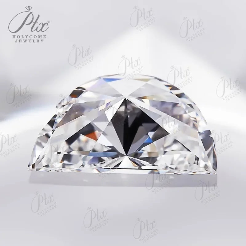 Lab Grown Diamond Bead 1.02CT E Color VVS2 Clarity Half Moon Cut HPHT CVD IGI Certified Lab Diamond for Jewelry Making
