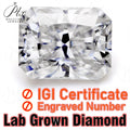 Lab Grown Diamond Round/Oval/Pear/Marquise/Heart/Trillion/Emerald/Cushion HPHT CVD DEF Color VS-VVS Clarity for Jewelry Making