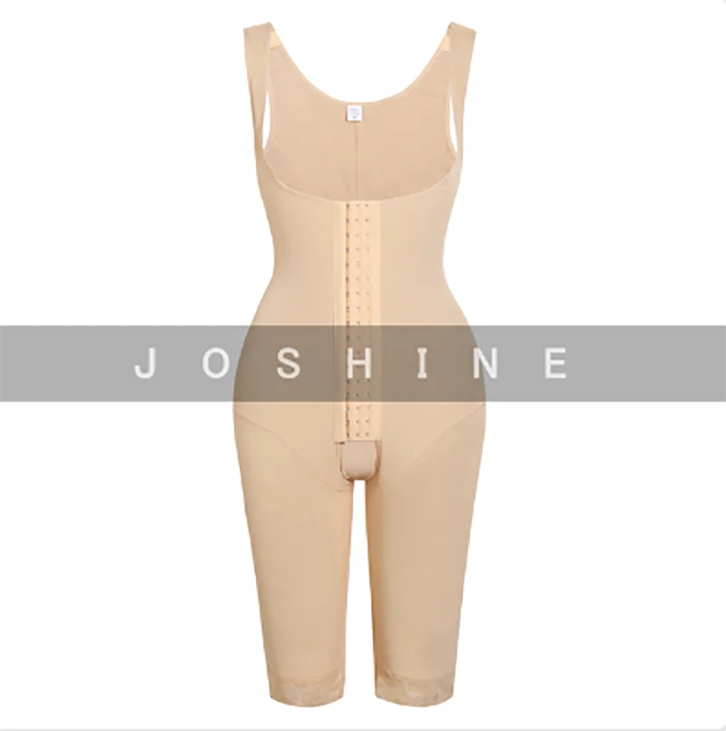Shapewear Body Shaper Liposculpture Girdle Mid-leg 3 Hook Comfortable Fit Fajas Colombianas Adjustable Bra Slimming Bodysuit