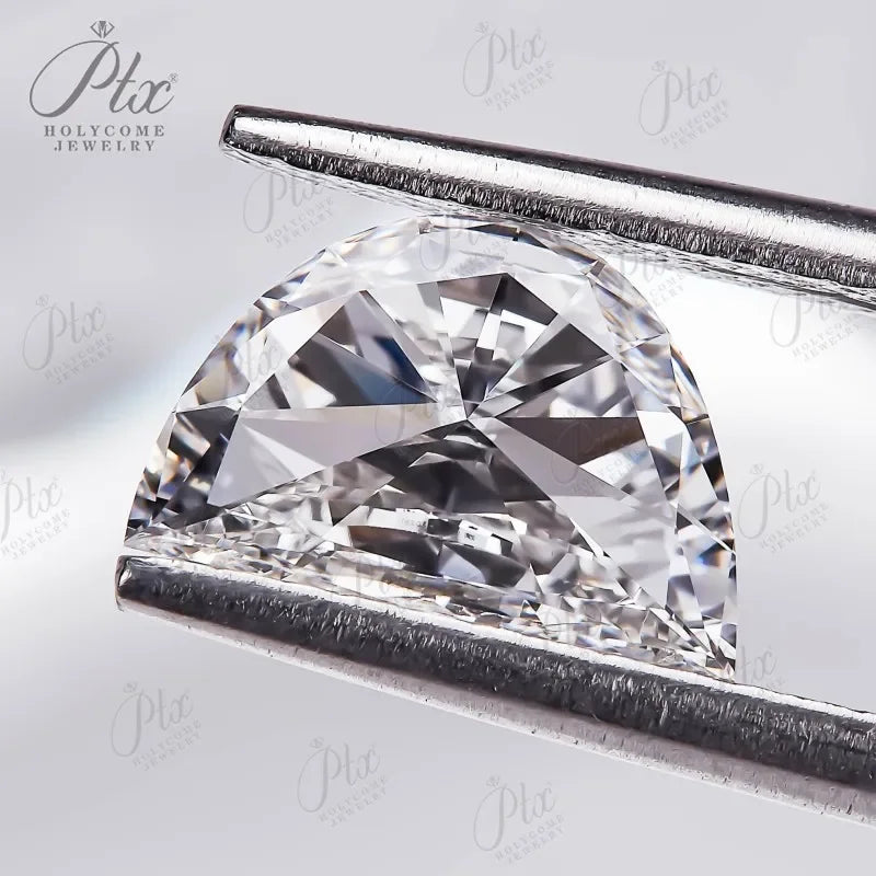 Lab Grown Diamond Bead 1.02CT E Color VVS2 Clarity Half Moon Cut HPHT CVD IGI Certified Lab Diamond for Jewelry Making