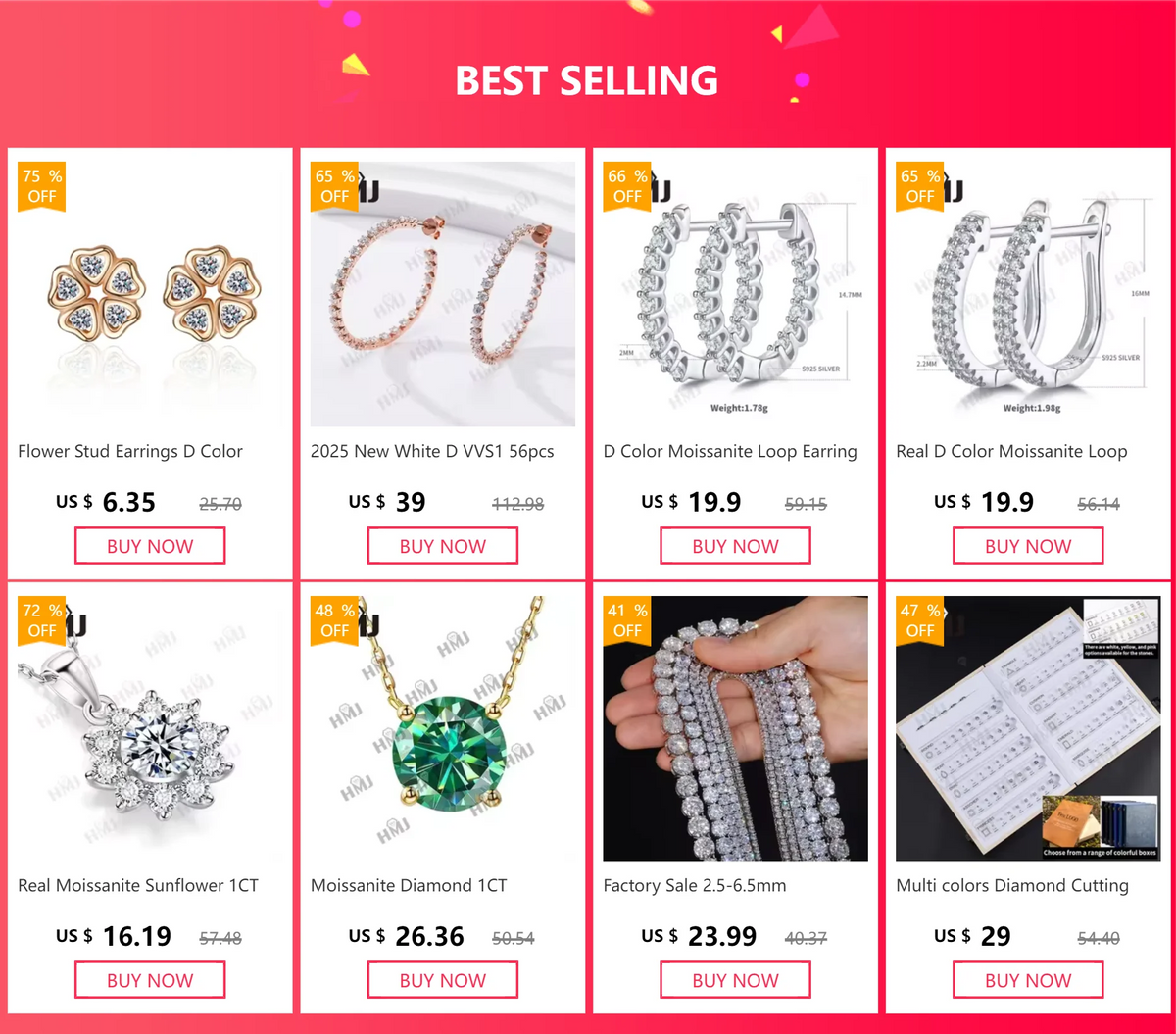 Lab Grown Diamond CVD  Melee HPHT DEF VS-VVS Round Brilliant Cut 1CT 0.9mm~3mm Loose Stones  Beads for Jewelry Making