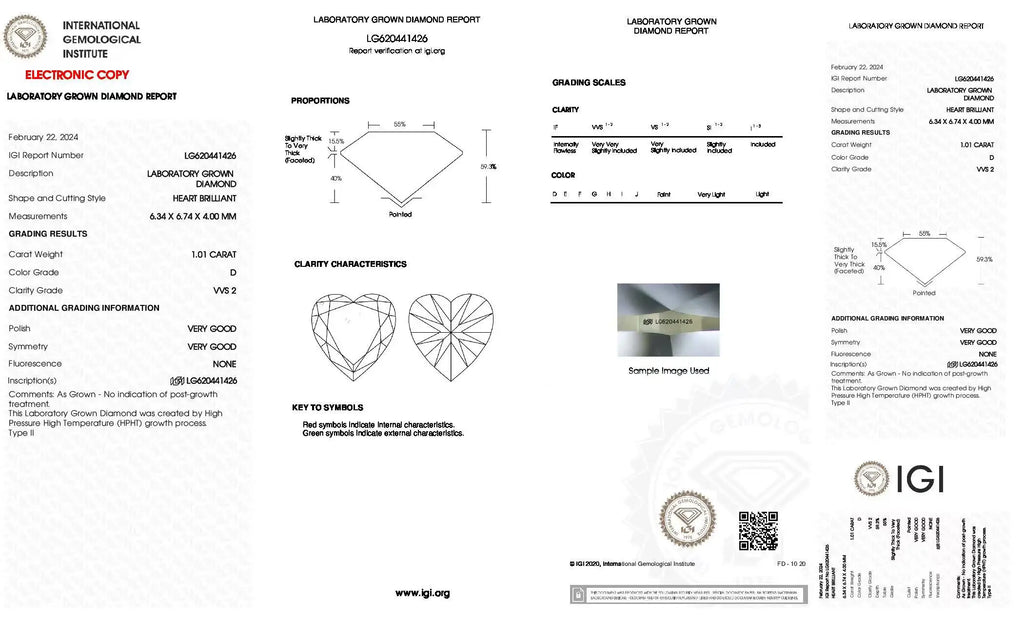 Lab Grown Diamond Round/Oval/Pear/Marquise/Heart/Trillion/Emerald/Cushion HPHT CVD DEF Color VS-VVS Clarity for Jewelry Making