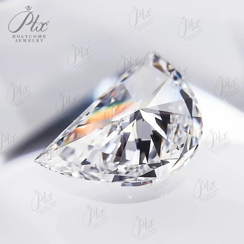 Lab Grown Diamond Bead 1.02CT E Color VVS2 Clarity Half Moon Cut HPHT CVD IGI Certified Lab Diamond for Jewelry Making