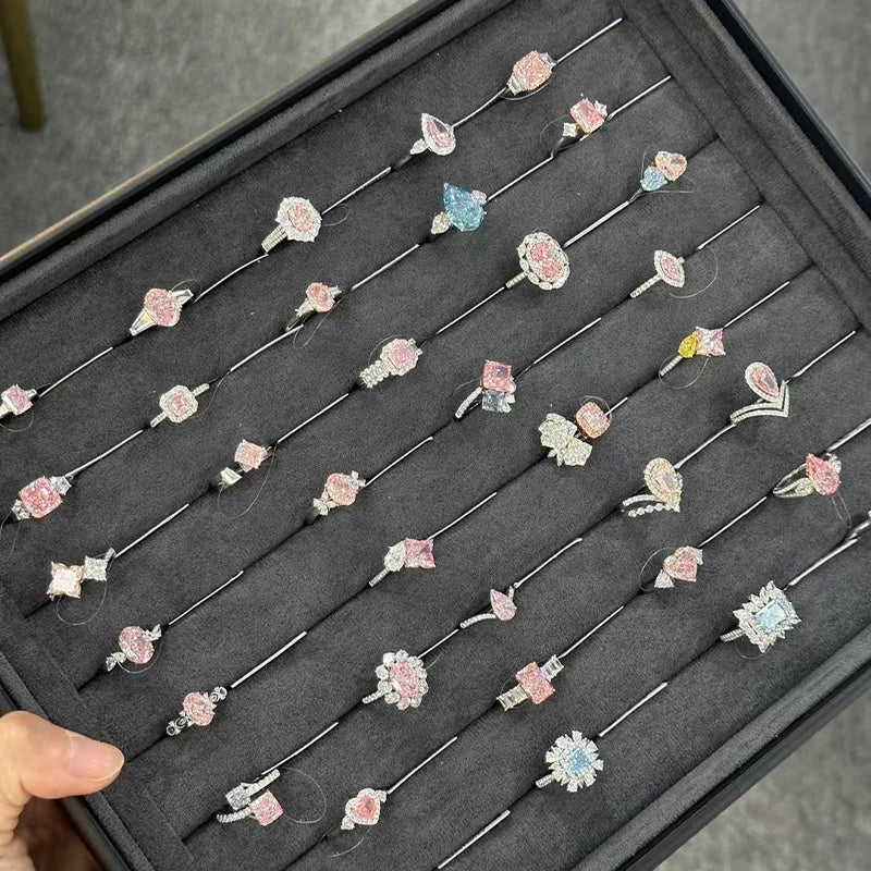 Lab Grown Diamonds Fancy Vivid Blue Color With IGI certificate Radiant Cut CVD Laboratory Diamond Wholesales Customize Jewelry