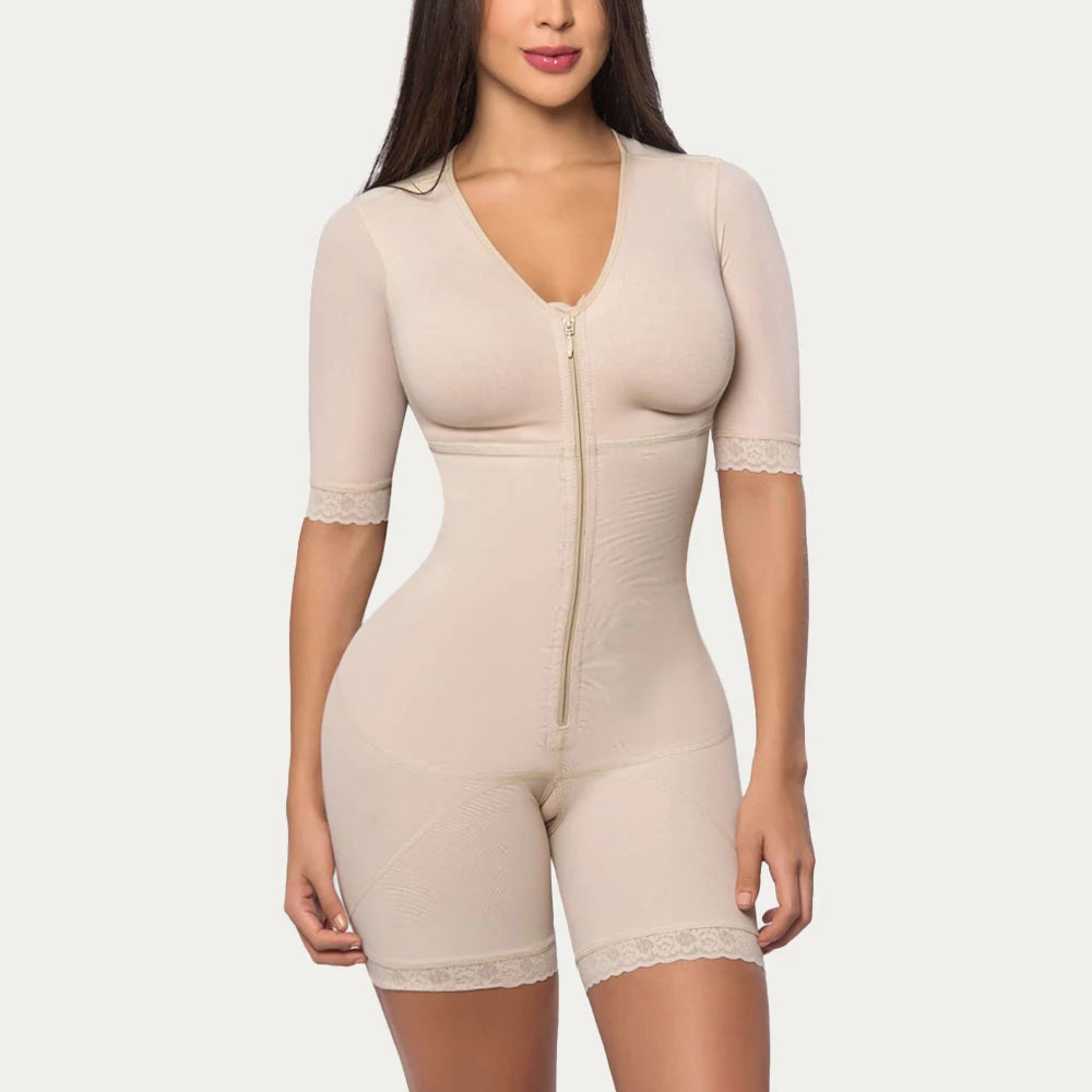 Women'S Faja Reductora Mujer Gaine Ventre Bodysuit Women With Cups Waist Corset