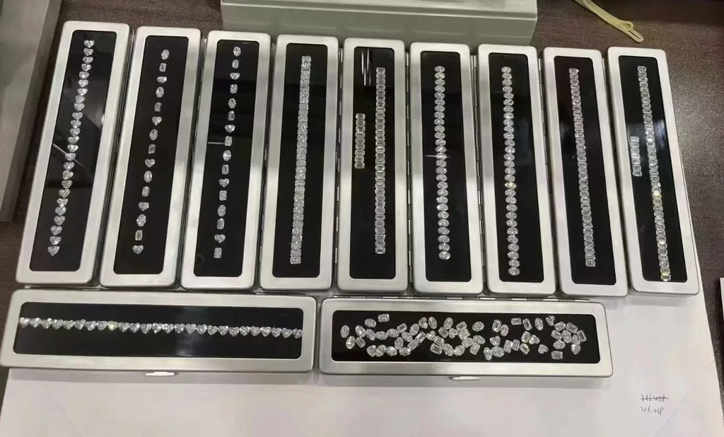 Lab Grown Diamond CVD  Melee HPHT DEF VS-VVS Round Brilliant Cut 1CT 0.9mm~3mm Loose Stones  Beads for Jewelry Making