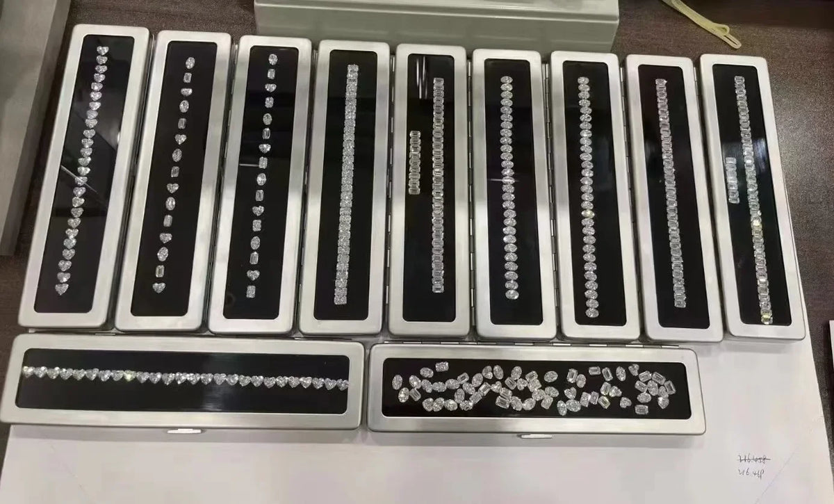 Lab Grown Diamond CVD  Melee HPHT DEF VS-VVS Round Brilliant Cut 1CT 0.9mm~3mm Loose Stones  Beads for Jewelry Making
