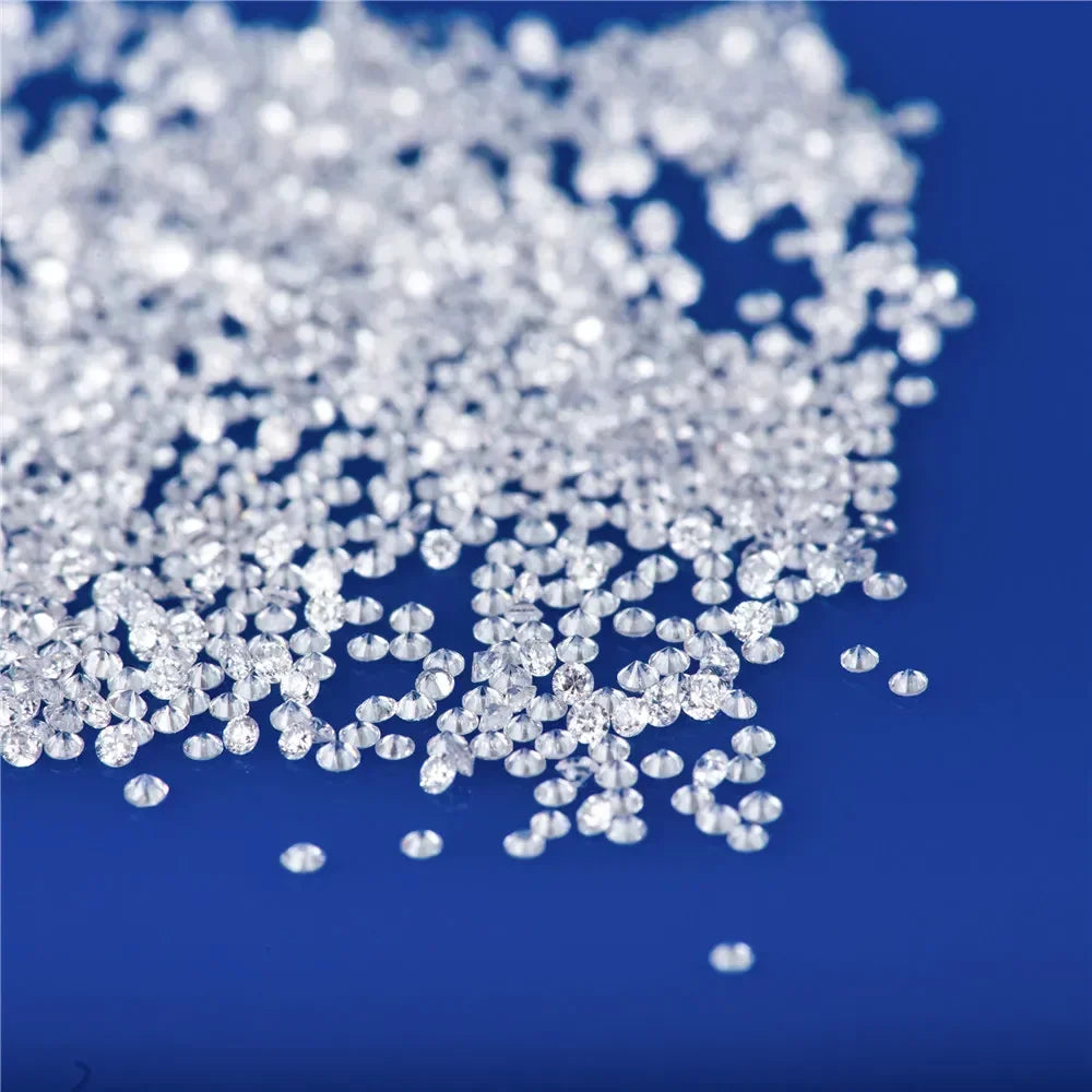 Lab Grown Diamond CVD  Melee HPHT DEF VS-VVS Round Brilliant Cut 1CT 0.9mm~3mm Loose Stones  Beads for Jewelry Making