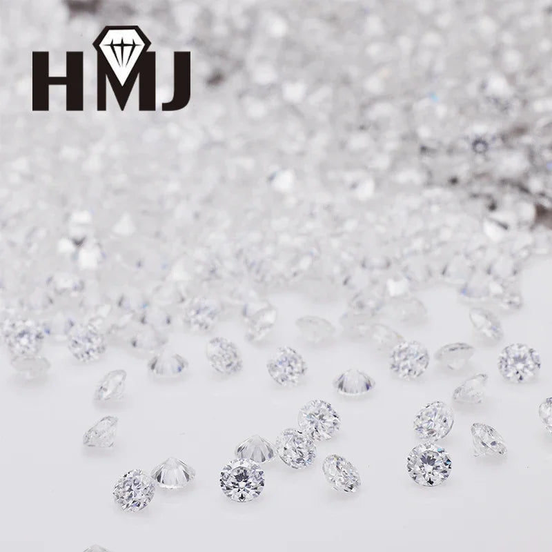 Lab Grown Diamond CVD  Melee HPHT DEF VS-VVS Round Brilliant Cut 1CT 0.9mm~3mm Loose Stones  Beads for Jewelry Making