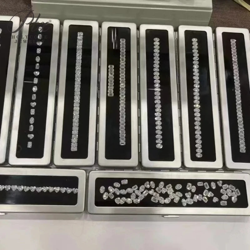 Lab Grown Diamond Round/Oval/Pear/Marquise/Heart/Trillion/Emerald/Cushion HPHT CVD DEF Color VS-VVS Clarity for Jewelry Making