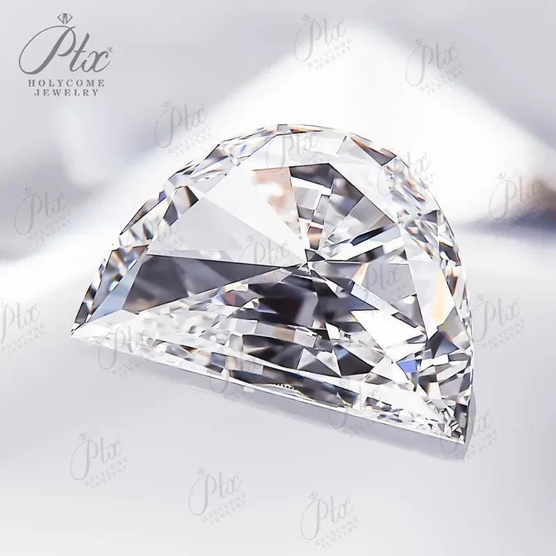 Lab Grown Diamond Bead 1.02CT E Color VVS2 Clarity Half Moon Cut HPHT CVD IGI Certified Lab Diamond for Jewelry Making