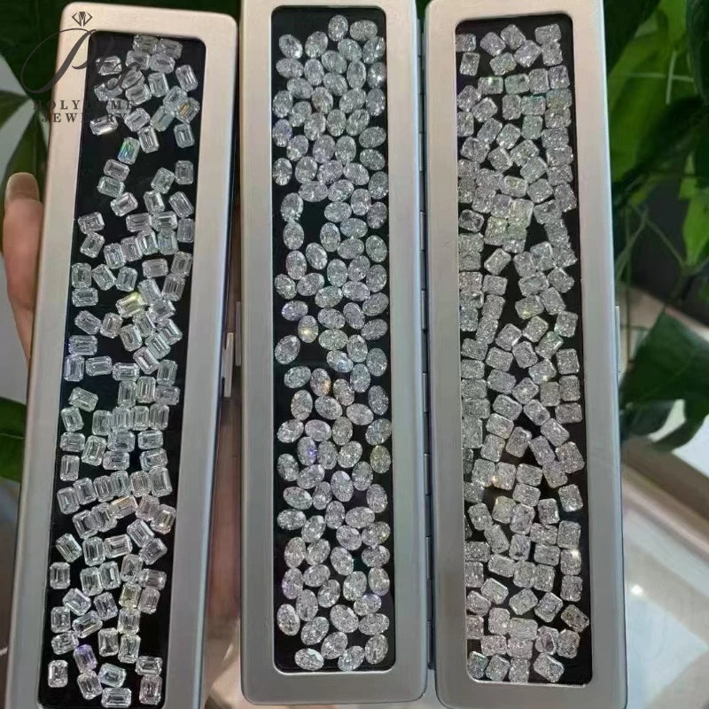 Lab Grown Diamond Round/Oval/Pear/Marquise/Heart/Trillion/Emerald/Cushion HPHT CVD DEF Color VS-VVS Clarity for Jewelry Making