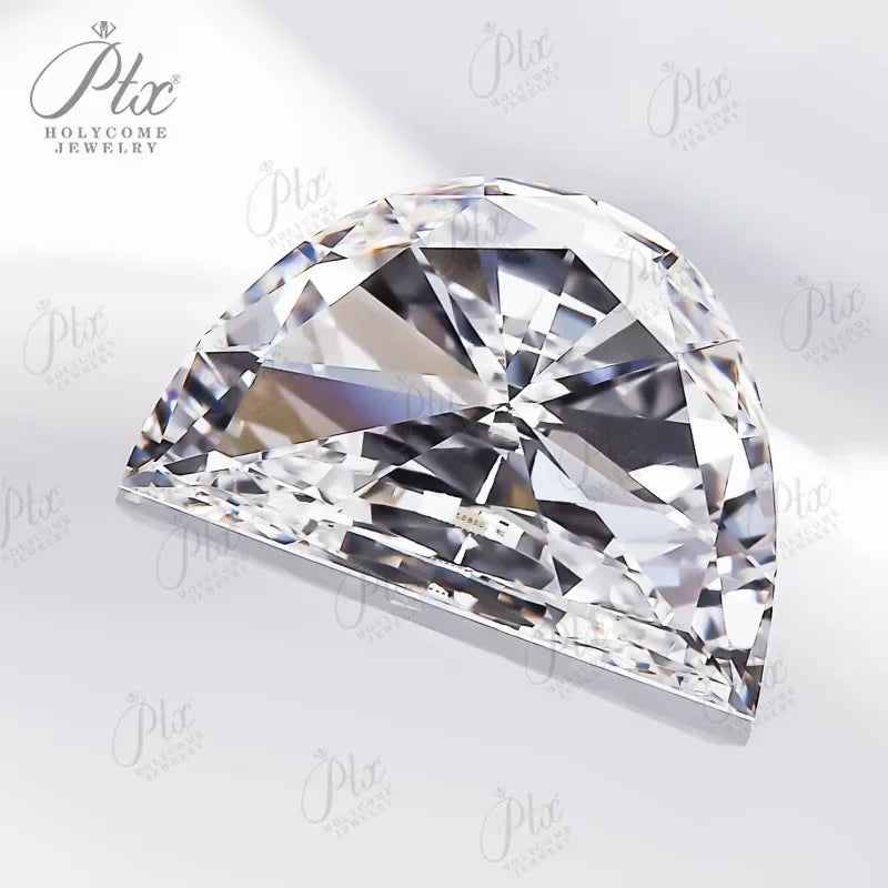 Lab Grown Diamond Bead 1.02CT E Color VVS2 Clarity Half Moon Cut HPHT CVD IGI Certified Lab Diamond for Jewelry Making