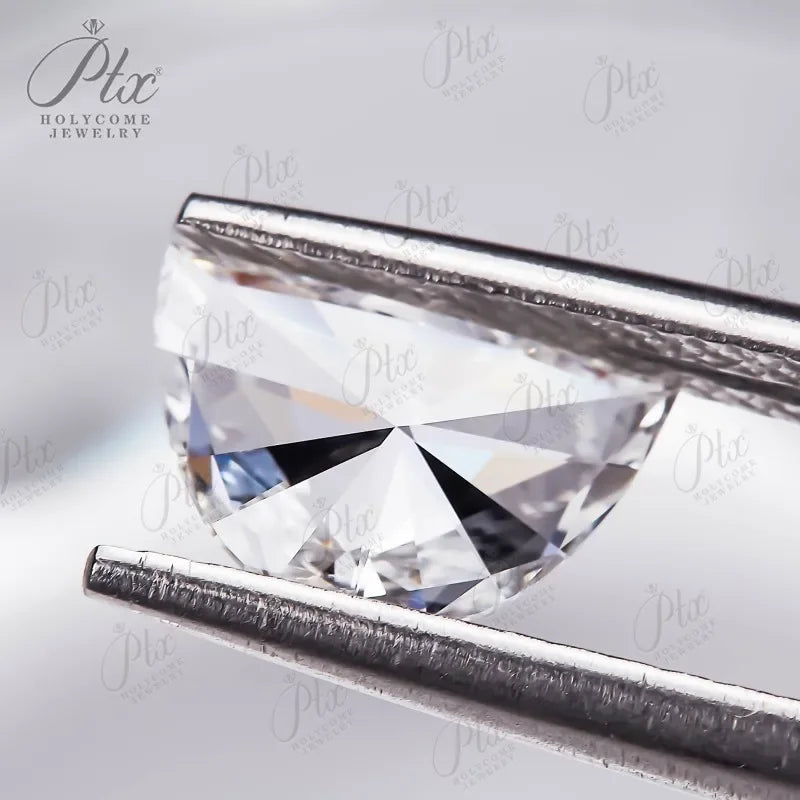 Lab Grown Diamond Bead 1.02CT E Color VVS2 Clarity Half Moon Cut HPHT CVD IGI Certified Lab Diamond for Jewelry Making